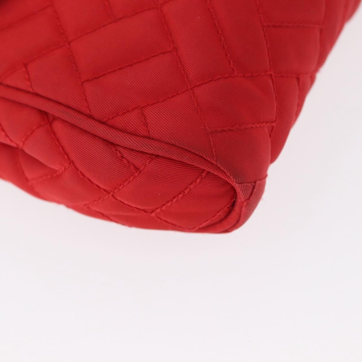Prada Prada Pushlock Chain Flap Bag Quilted Tessuto Size ONE SIZE - 8 Thumbnail