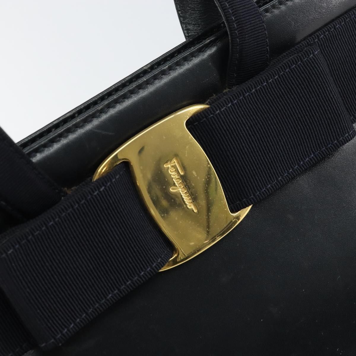 Salvatore Ferragamo Salvatore Ferragamo Convertible Vara Bow Tote Leather Size ONE SIZE - 12 Thumbnail