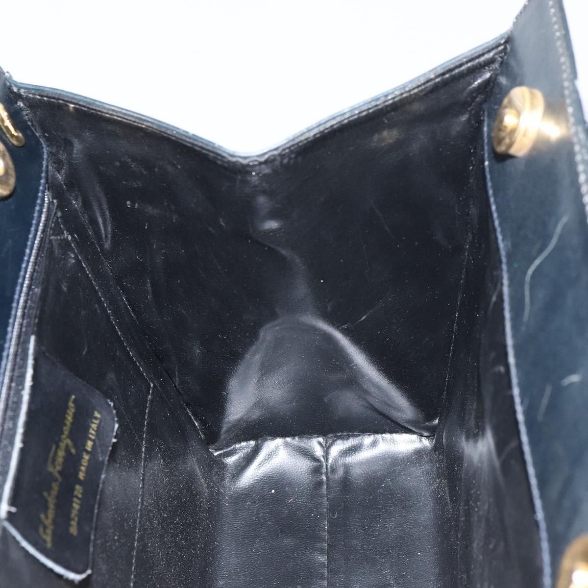 Salvatore Ferragamo Salvatore Ferragamo Convertible Vara Bow Tote Leather Size ONE SIZE - 18 Thumbnail