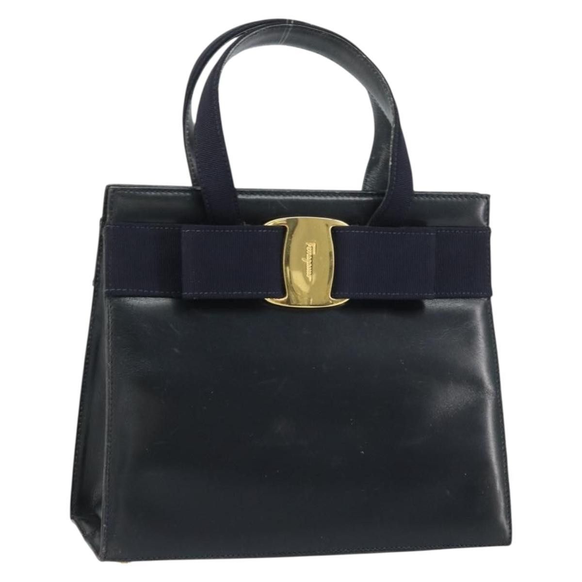 Salvatore Ferragamo Salvatore Ferragamo Convertible Vara Bow Tote Leather Size ONE SIZE - 17 Thumbnail