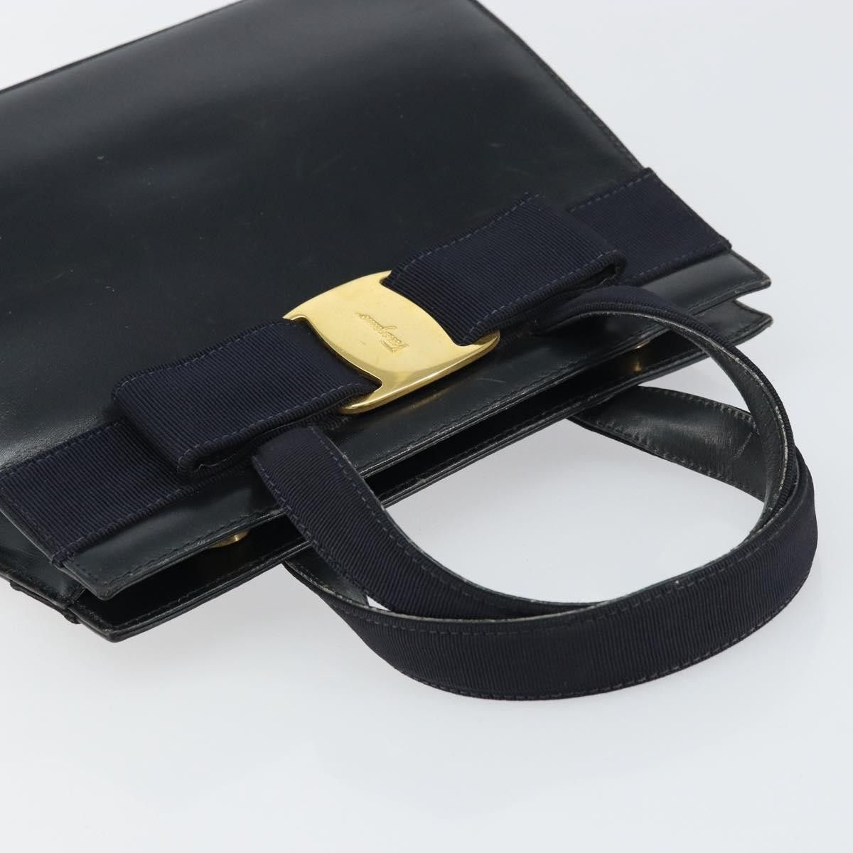 Salvatore Ferragamo Salvatore Ferragamo Convertible Vara Bow Tote Leather Size ONE SIZE - 14 Thumbnail