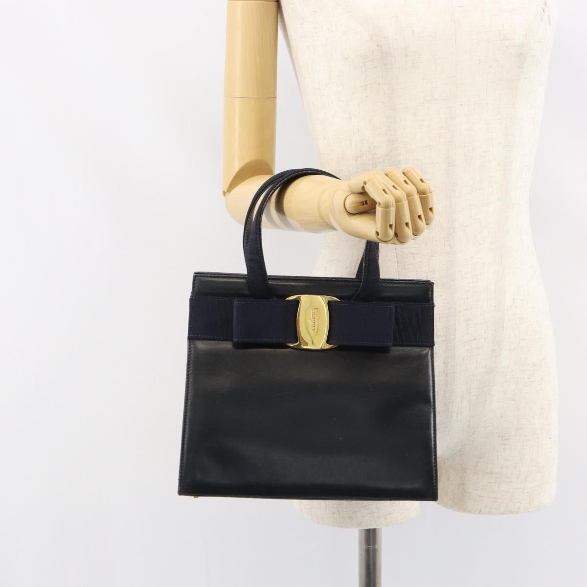 Salvatore Ferragamo Salvatore Ferragamo Convertible Vara Bow Tote Leather Size ONE SIZE - 13 Thumbnail
