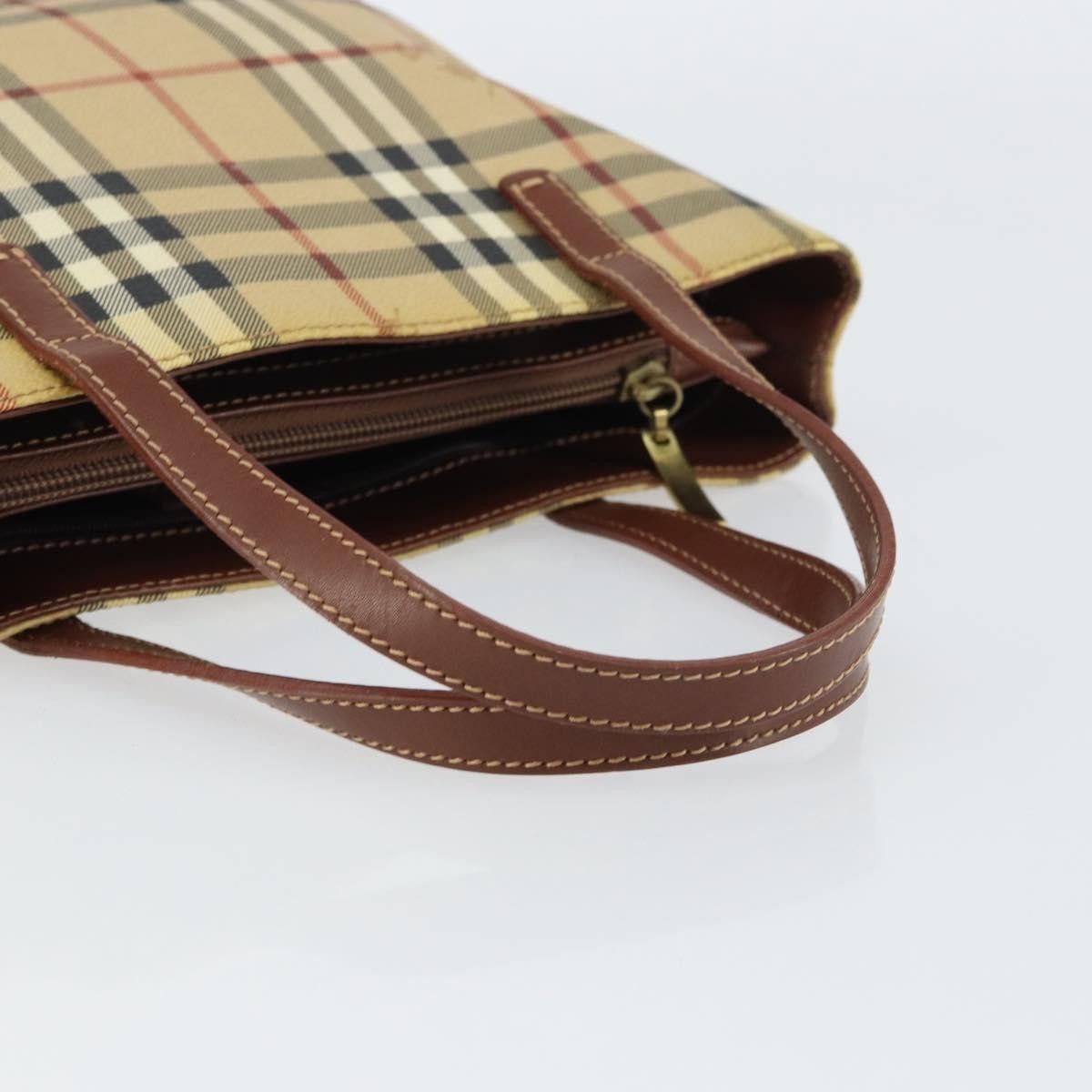 Burberry Burberry Top Handle Tote Haymarket Coated Canvas Size ONE SIZE - 8 Thumbnail