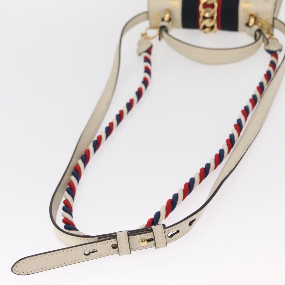 Gucci Gucci Sylvie Top Handle Bag Printed Leather Size ONE SIZE - 18 Thumbnail