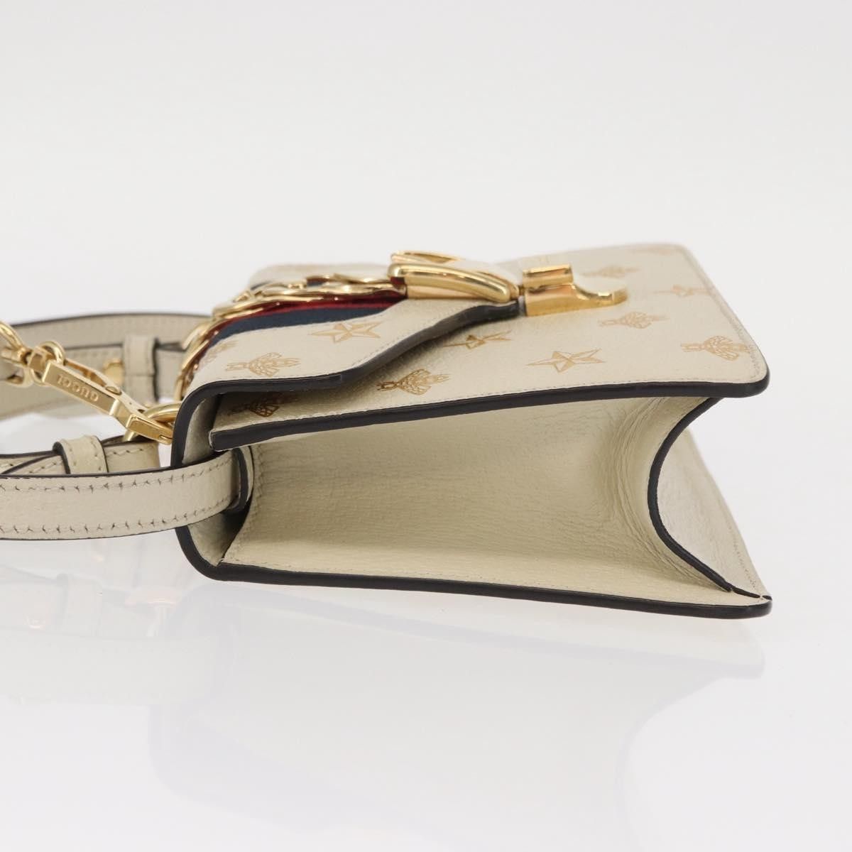 Gucci Gucci Sylvie Top Handle Bag Printed Leather Size ONE SIZE - 4 Thumbnail