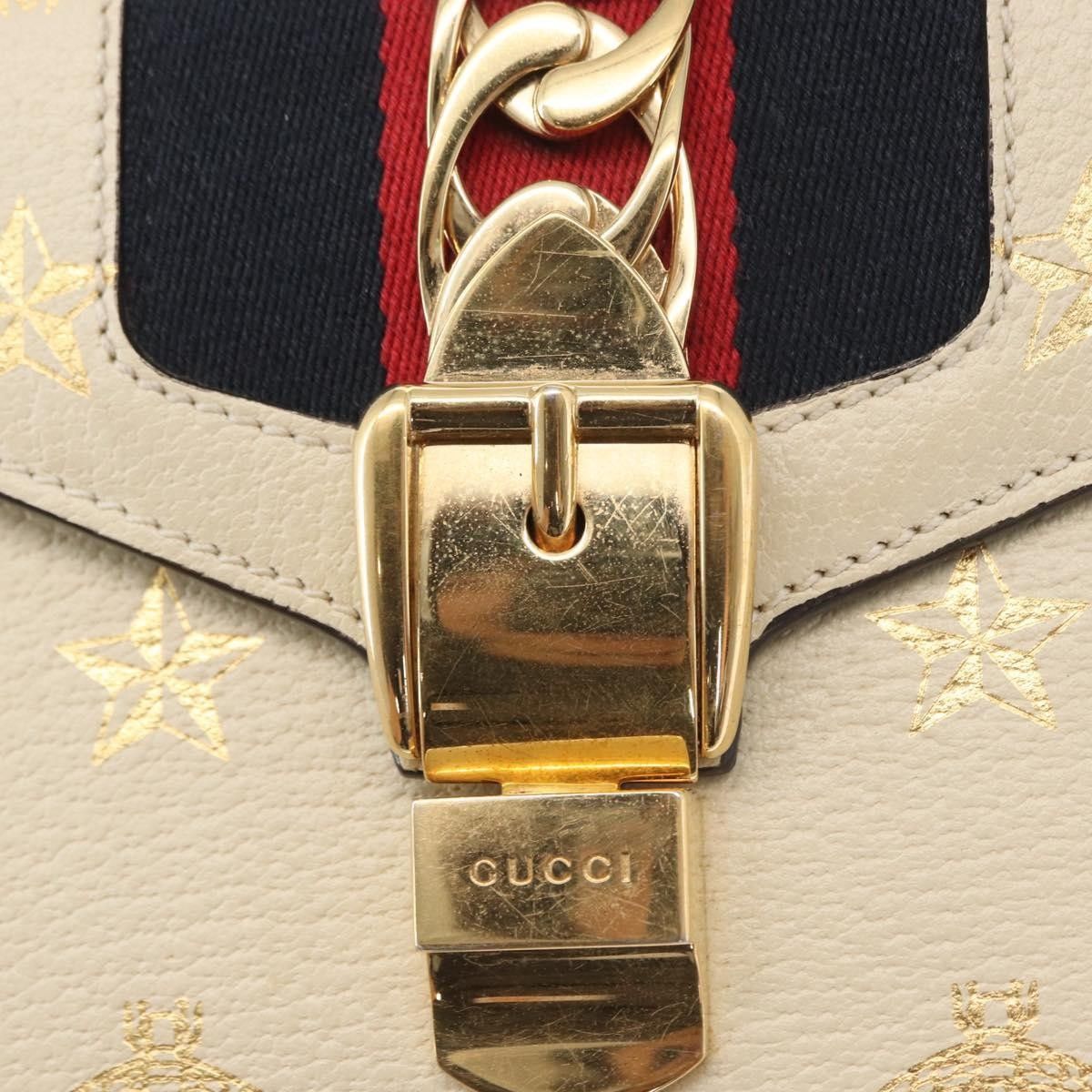 Gucci Gucci Sylvie Top Handle Bag Printed Leather Size ONE SIZE - 13 Thumbnail
