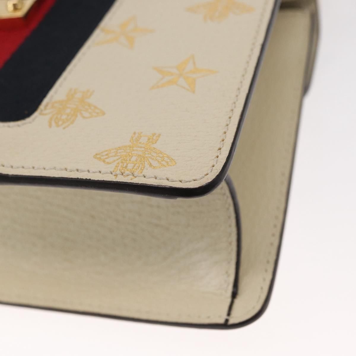 Gucci Gucci Sylvie Top Handle Bag Printed Leather Size ONE SIZE - 12 Thumbnail