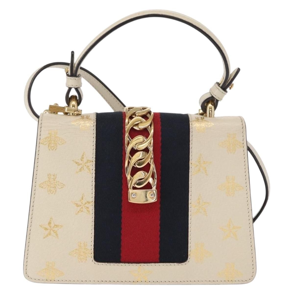 Gucci Gucci Sylvie Top Handle Bag Printed Leather Size ONE SIZE - 2 Thumbnail