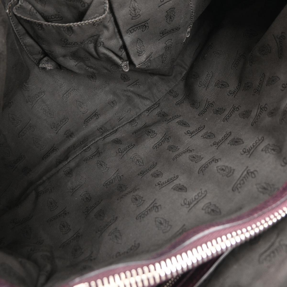 Gucci Gucci Vintage Bamboo Handle Bag Leather Size ONE SIZE - 3 Thumbnail