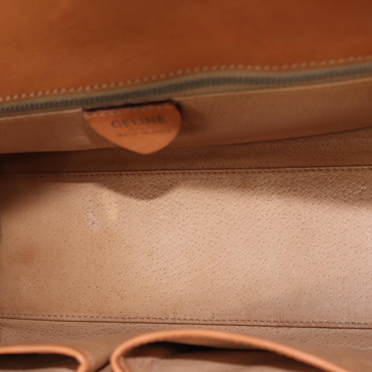 Celine Celine Vintage Macadam Handbag Canvas and Leather Size ONE SIZE - 5 Thumbnail