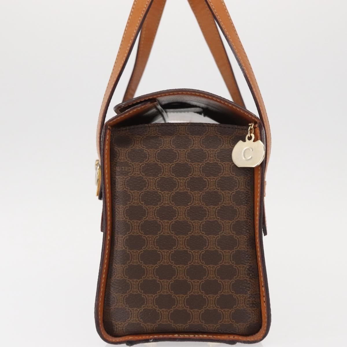 Celine Celine Vintage Macadam Handbag Canvas and Leather Size ONE SIZE - 3 Thumbnail