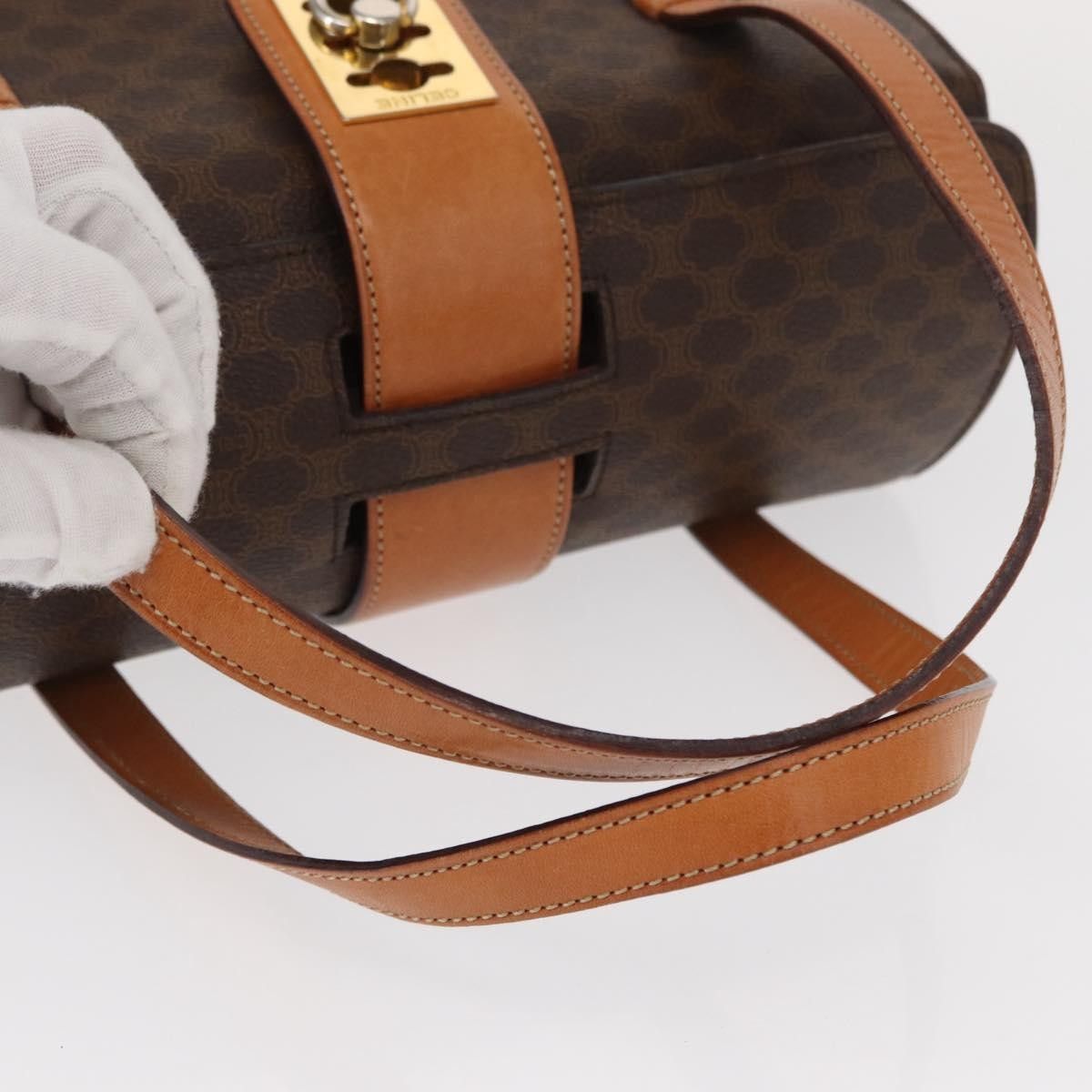 Celine Celine Vintage Macadam Handbag Canvas and Leather Size ONE SIZE - 8 Thumbnail