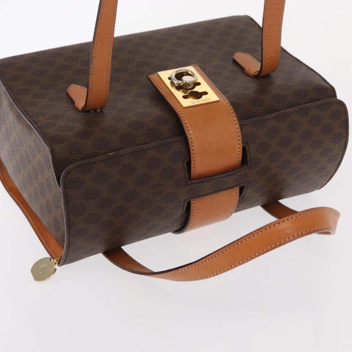 Celine Celine Vintage Macadam Handbag Canvas and Leather Size ONE SIZE - 16 Thumbnail