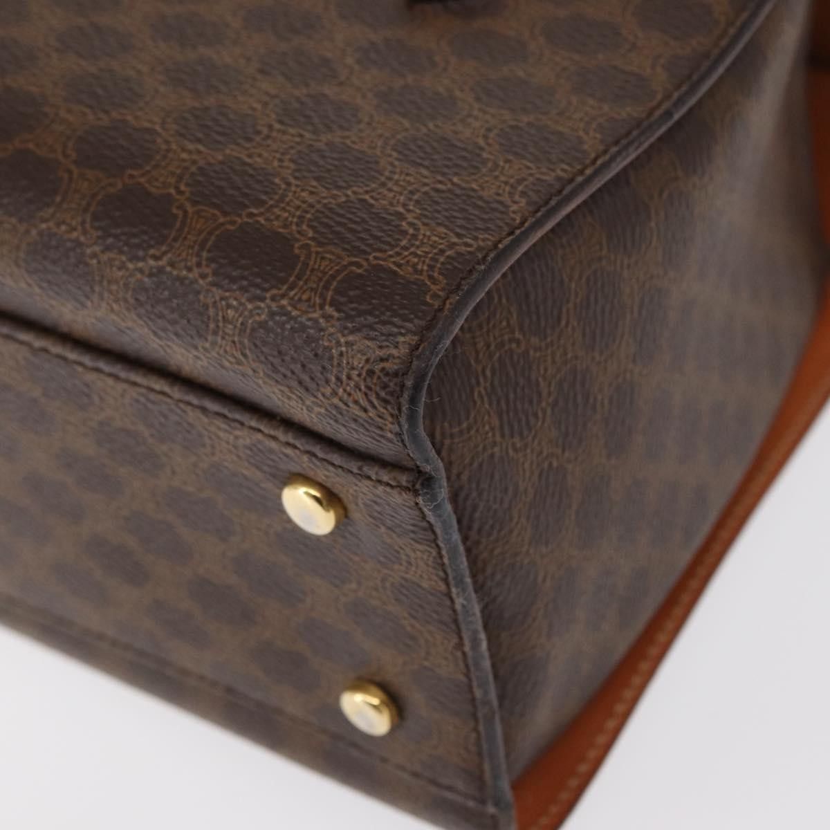Celine Celine Vintage Macadam Handbag Canvas and Leather Size ONE SIZE - 10 Thumbnail