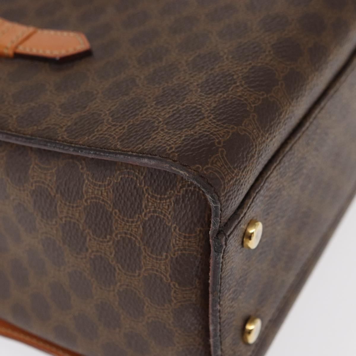 Celine Celine Vintage Macadam Handbag Canvas and Leather Size ONE SIZE - 12 Thumbnail