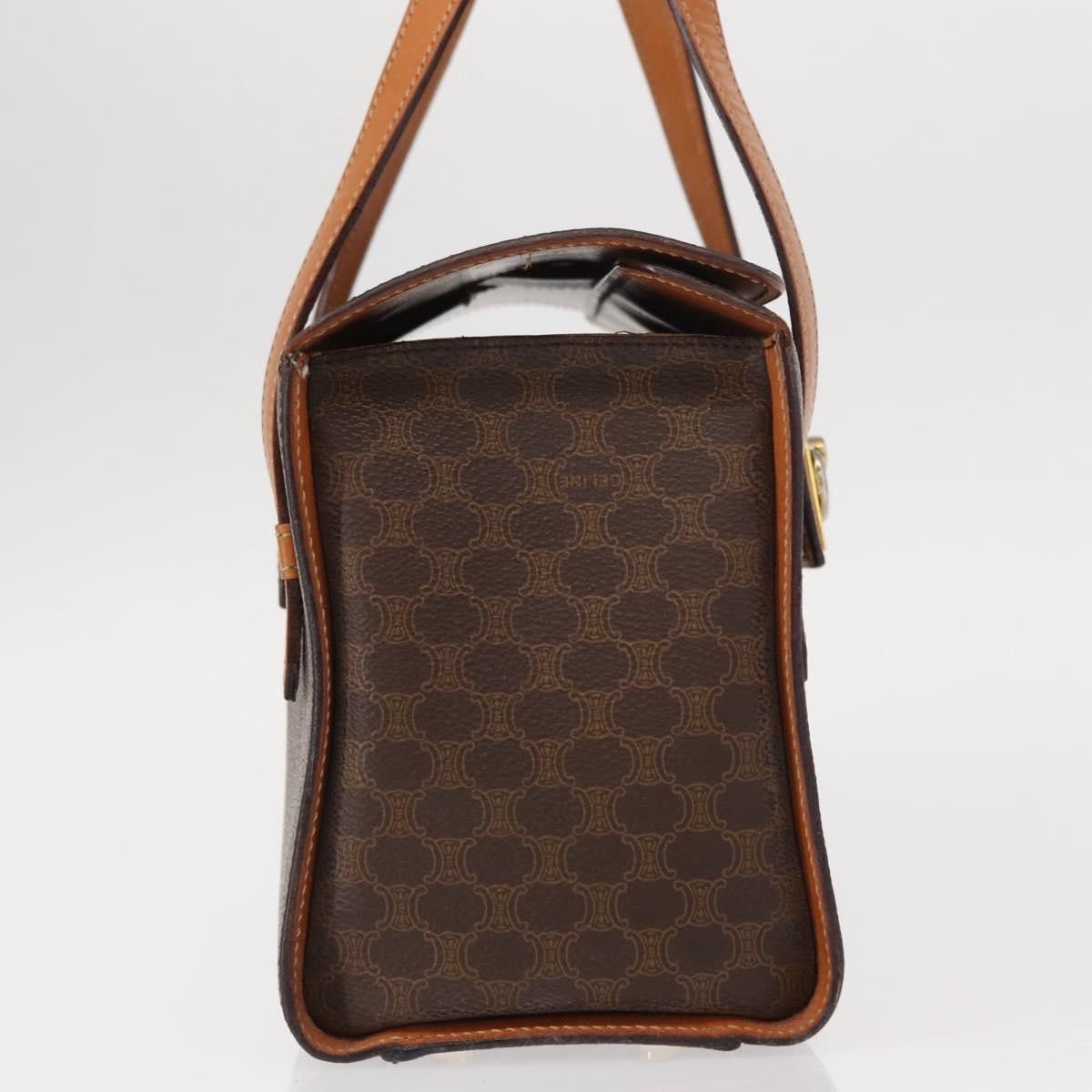 Celine Celine Vintage Macadam Handbag Canvas and Leather Size ONE SIZE - 4 Thumbnail
