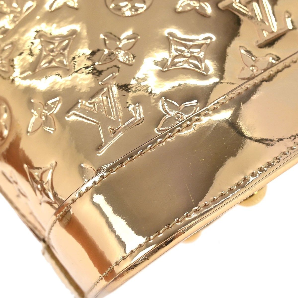 Louis Vuitton Louis Vuitton Alma Handbag Monogram Miroir PVC Size ONE SIZE - 7 Thumbnail