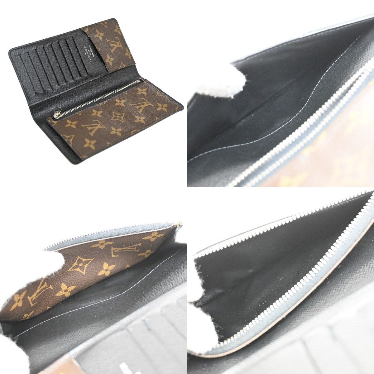 Louis Vuitton Louis Vuitton Tanon Wallet Macassar Monogram Canvas Size ONE SIZE - 5 Thumbnail