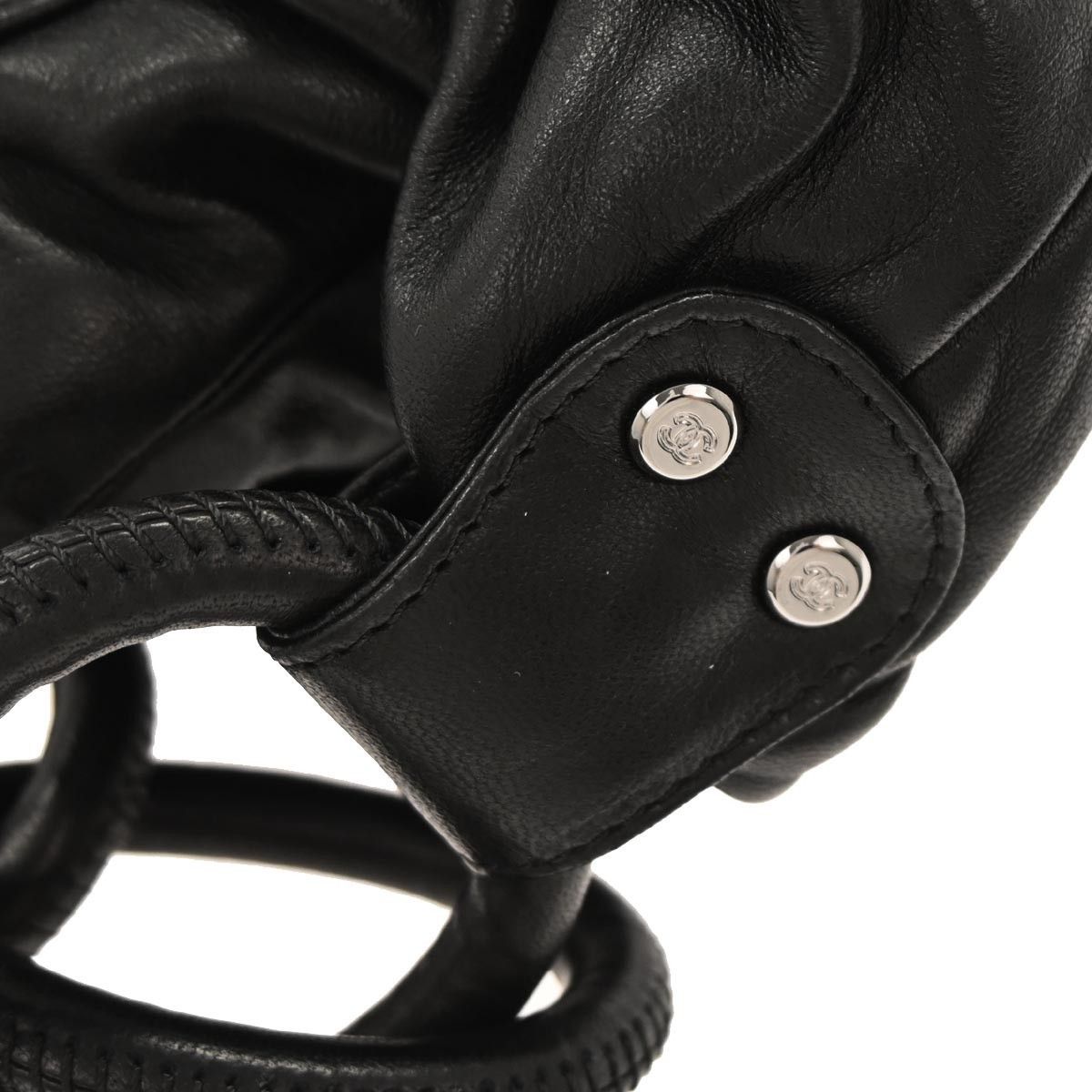 Chanel Chanel CC Rings Flap Bag Pleated Lambskin Size ONE SIZE - 8 Thumbnail