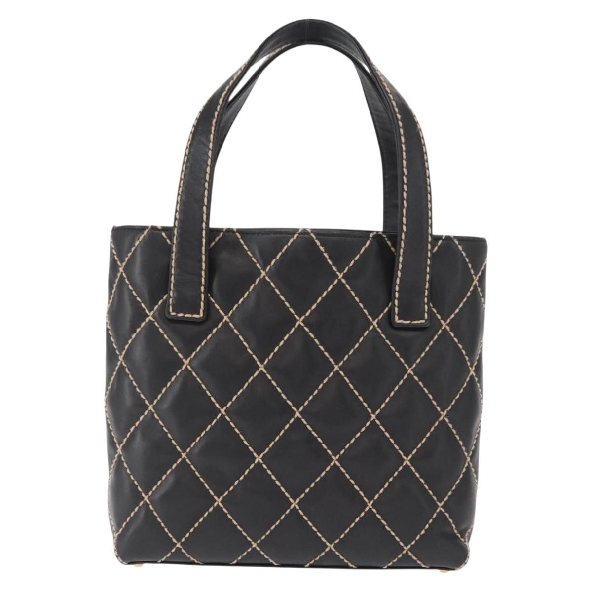 Chanel Chanel Surpique Tote Quilted Leather Size ONE SIZE - 2 Thumbnail