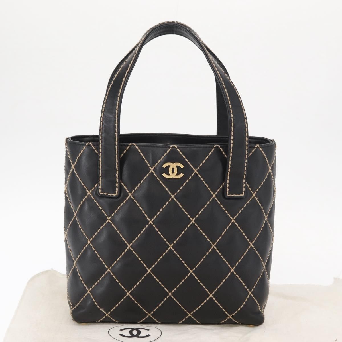 Chanel Chanel Surpique Tote Quilted Leather Size ONE SIZE - 17 Thumbnail