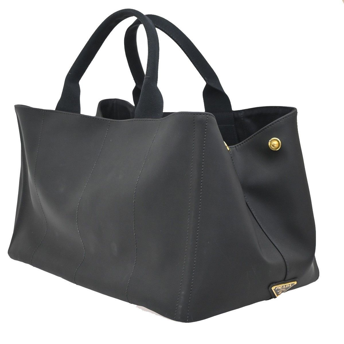 Prada Prada Canapa Convertible Tote Canvas Size ONE SIZE - 4 Thumbnail