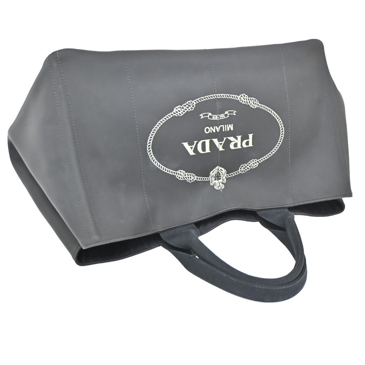 Prada Prada Canapa Convertible Tote Canvas Size ONE SIZE - 8 Thumbnail