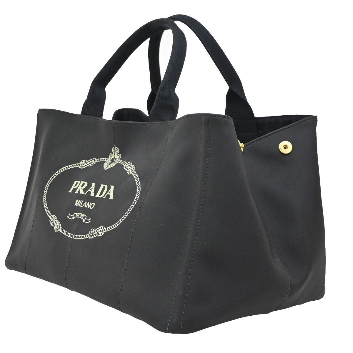 Prada Prada Canapa Convertible Tote Canvas Size ONE SIZE - 3 Thumbnail