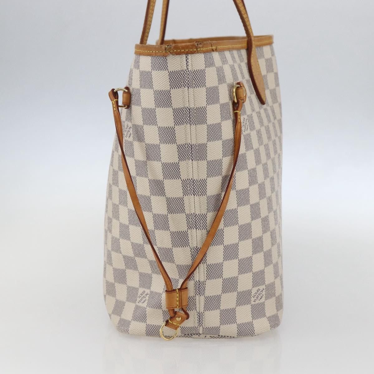 Louis Vuitton Louis Vuitton Neverfull Tote Damier azur Size ONE SIZE - 3 Thumbnail