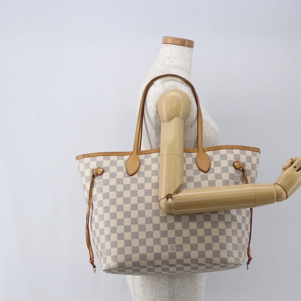 Louis Vuitton Louis Vuitton Neverfull Tote Damier azur Size ONE SIZE - 15 Thumbnail