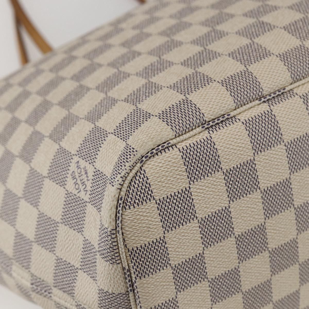Louis Vuitton Louis Vuitton Neverfull Tote Damier azur Size ONE SIZE - 9 Thumbnail