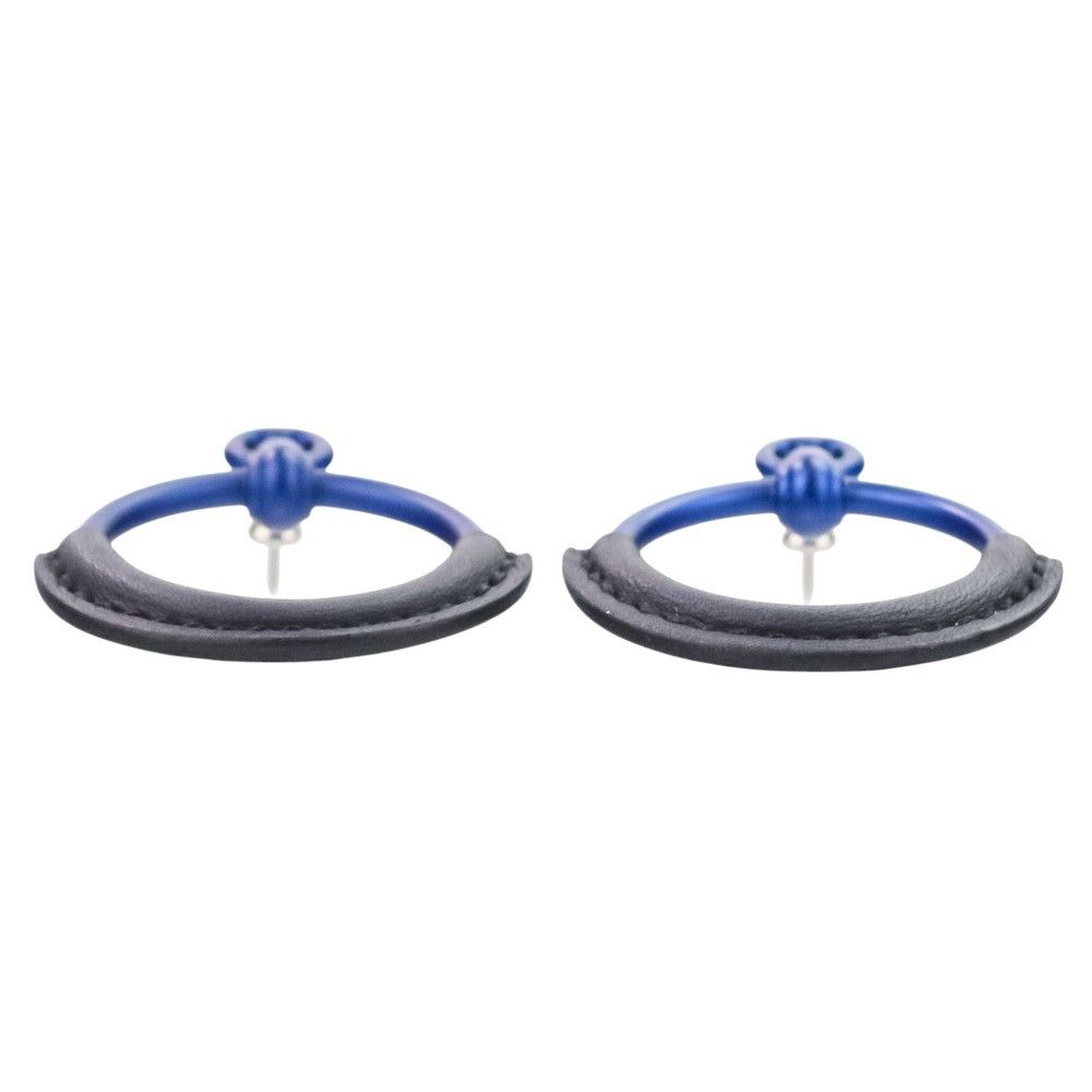 Hermes Hermes Hermes Loop Grand PM Aluminium Earrings Metal Earrings DUTY FREE for USA Size ONE SIZE - 5 Thumbnail
