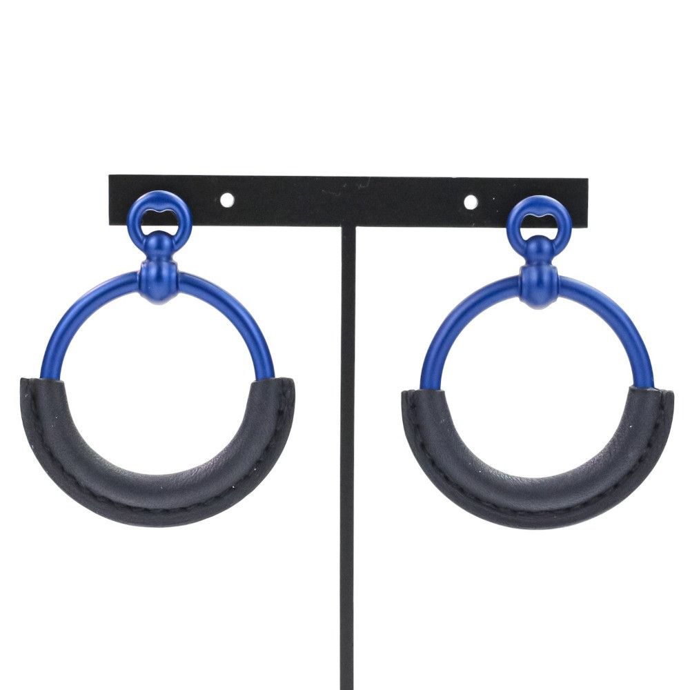 Hermes Hermes Hermes Loop Grand PM Aluminium Earrings Metal Earrings DUTY FREE for USA Size ONE SIZE - 2 Thumbnail
