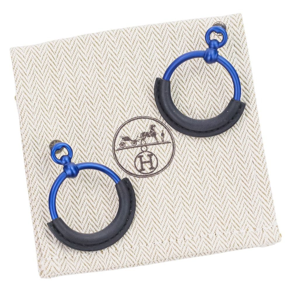 Hermes Hermes Hermes Loop Grand PM Aluminium Earrings Metal Earrings DUTY FREE for USA Size ONE SIZE - 13 Thumbnail