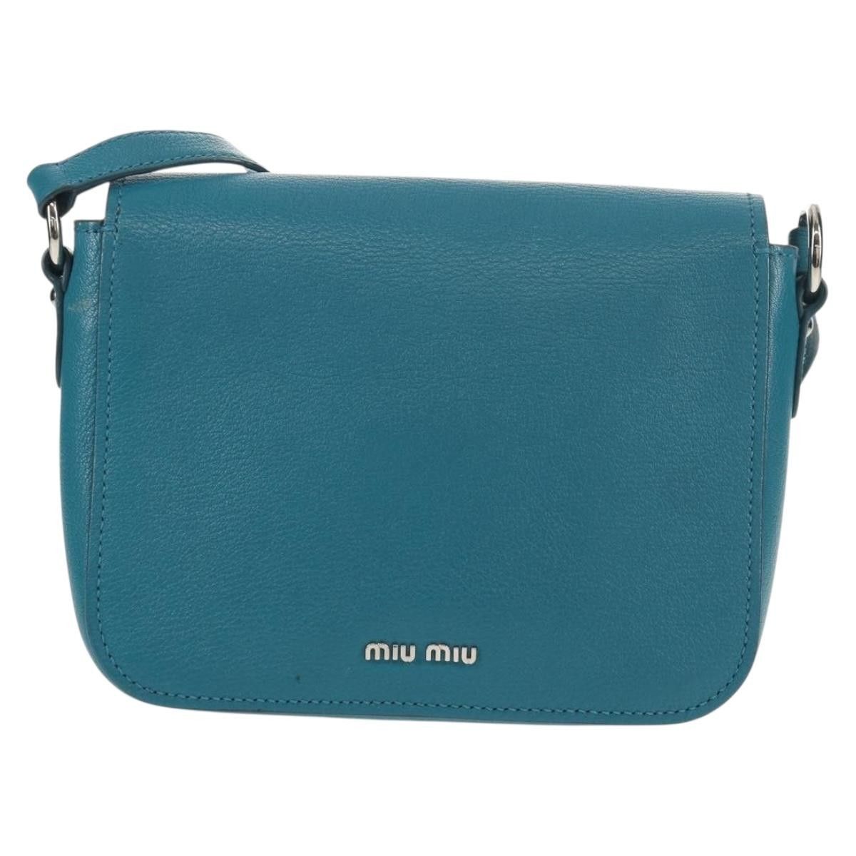 Miu Miu Miu Miu Flap Crossbody Bag Leather Size ONE SIZE - 2 Thumbnail