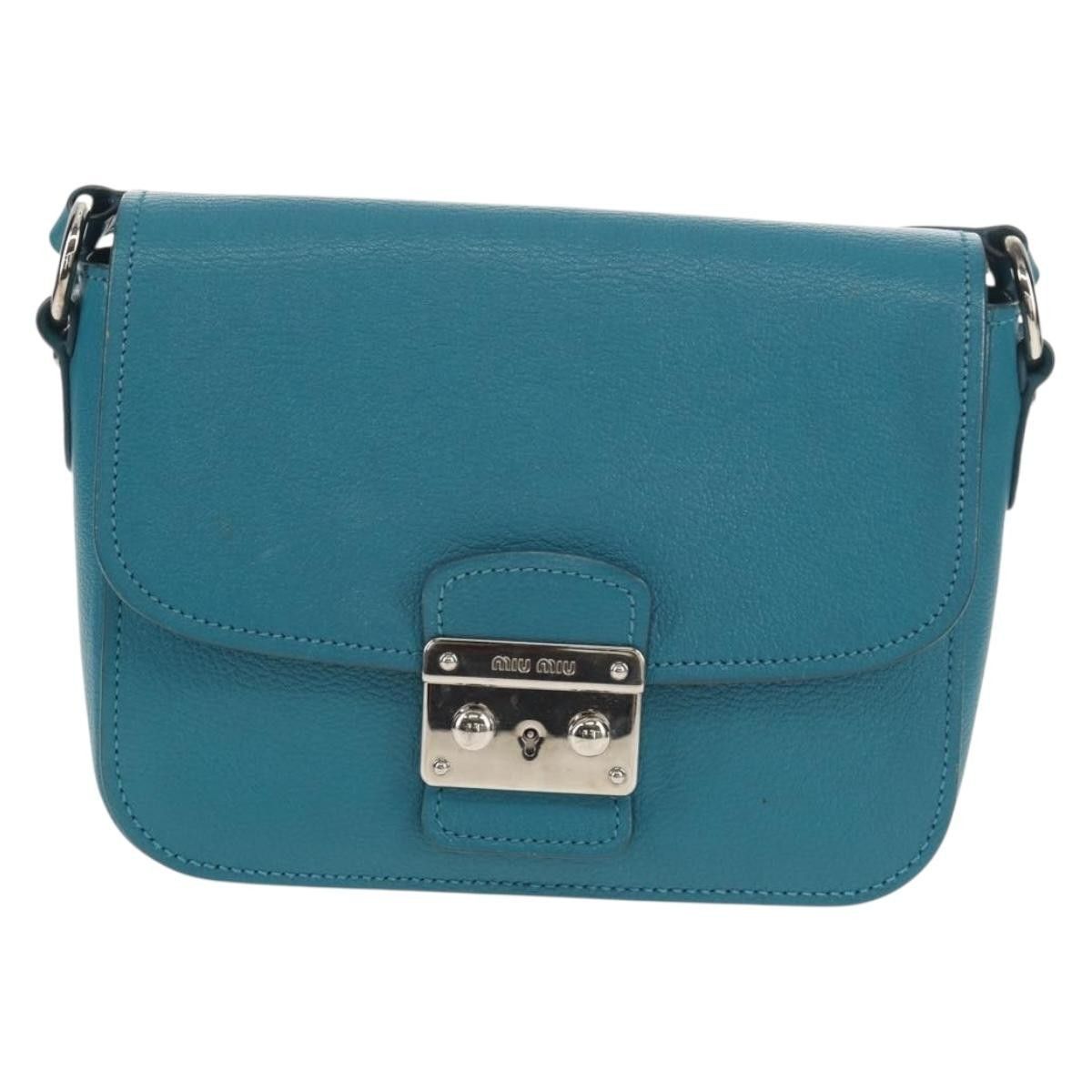 Miu Miu Miu Miu Flap Crossbody Bag Leather Size ONE SIZE - 19 Thumbnail
