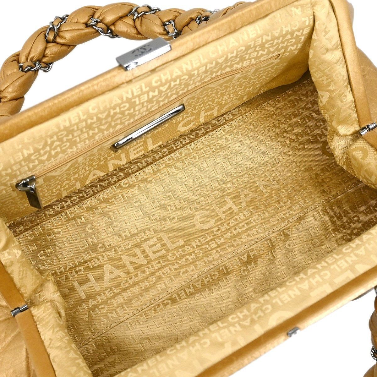 Chanel Chanel Lady Braid Frame Satchel Quilted Distressed Lambskin Size ONE SIZE - 4 Thumbnail