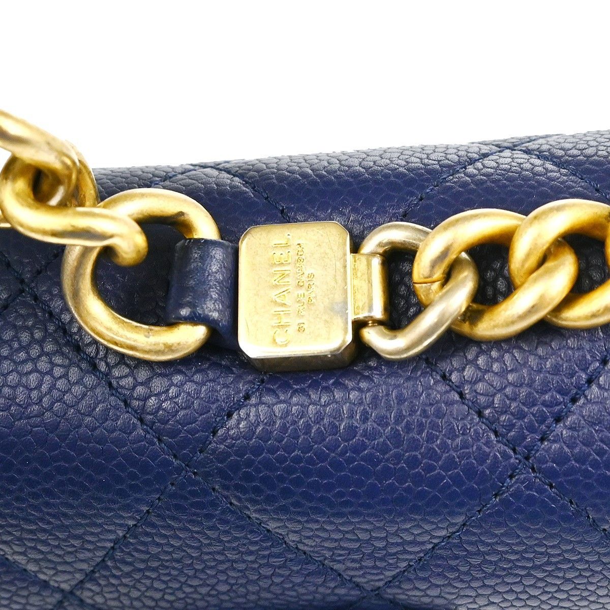 Chanel Chanel Chic Affinity Top Handle Bag Stitched Caviar Size ONE SIZE - 6 Thumbnail