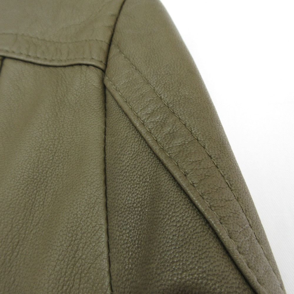 Other Other GRACE CONTINENTAL Lamb Leather No Collar Riders Jacket Leather Outerwear DUTY FREE for USA Size ONE SIZE - 4 Thumbnail