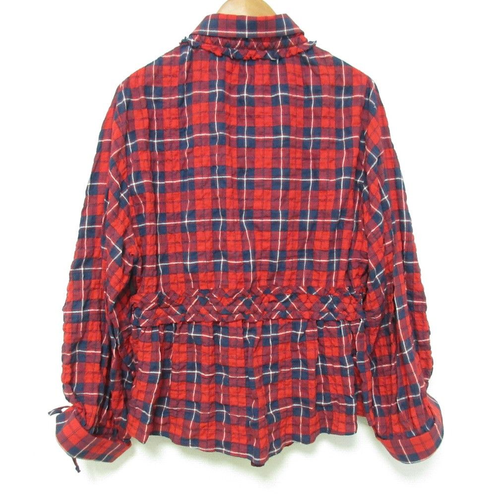 Other Other Dsquared2 Frill Check Peplum Blouse Others Tops DUTY FREE for USA Size ONE SIZE - 2 Thumbnail