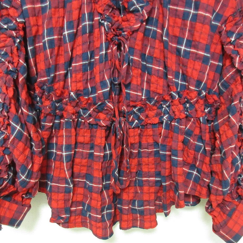 Other Other Dsquared2 Frill Check Peplum Blouse Others Tops DUTY FREE for USA Size ONE SIZE - 5 Thumbnail
