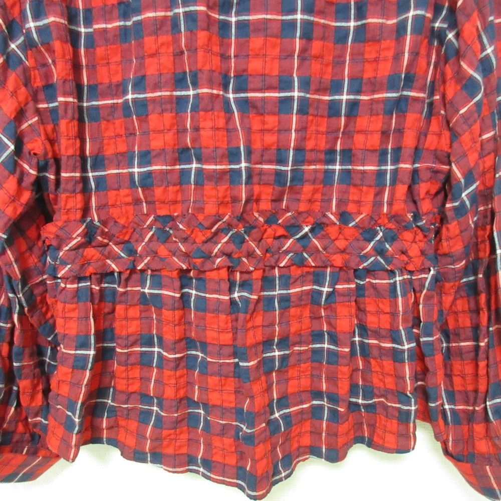 Other Other Dsquared2 Frill Check Peplum Blouse Others Tops DUTY FREE for USA Size ONE SIZE - 6 Thumbnail