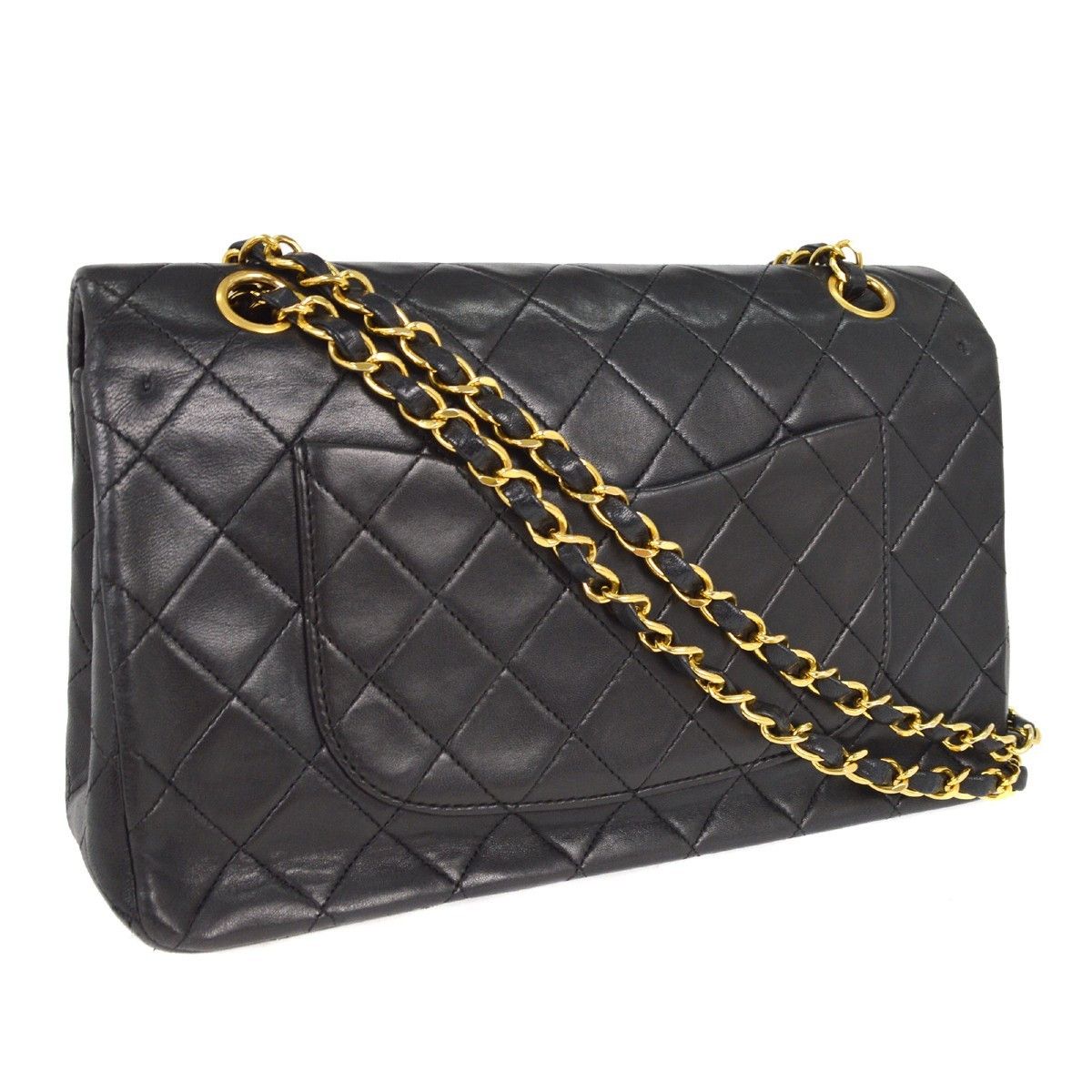 Chanel Chanel Vintage Classic Double Flap Bag Quilted Lambskin Size ONE SIZE - 2 Thumbnail