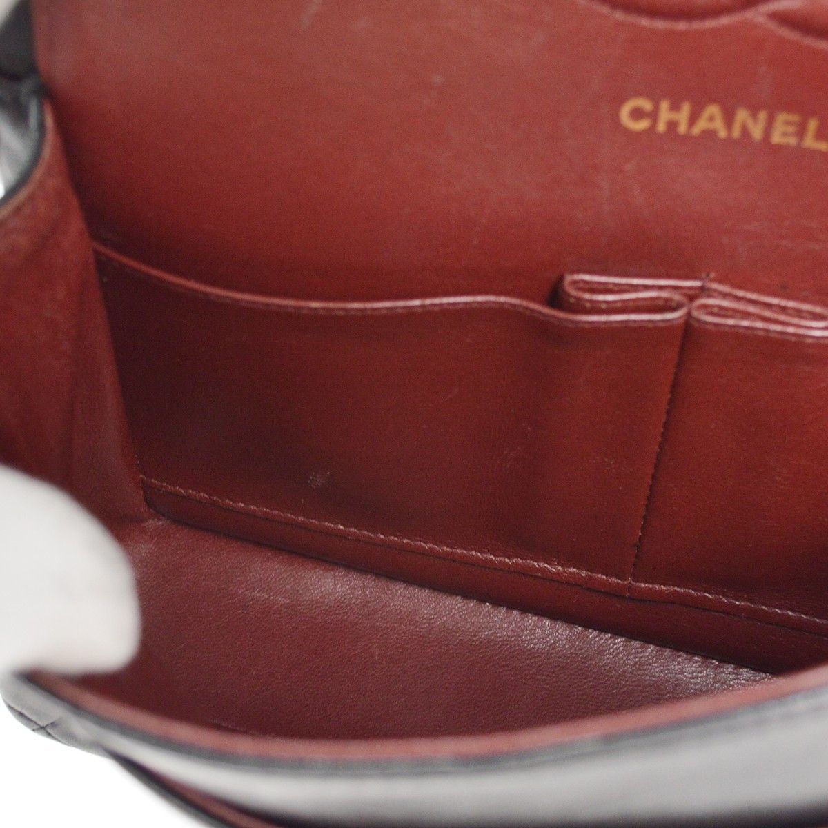 Chanel Chanel Vintage Classic Double Flap Bag Quilted Lambskin Size ONE SIZE - 4 Thumbnail