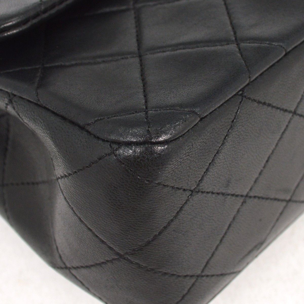 Chanel Chanel Vintage Classic Double Flap Bag Quilted Lambskin Size ONE SIZE - 7 Thumbnail