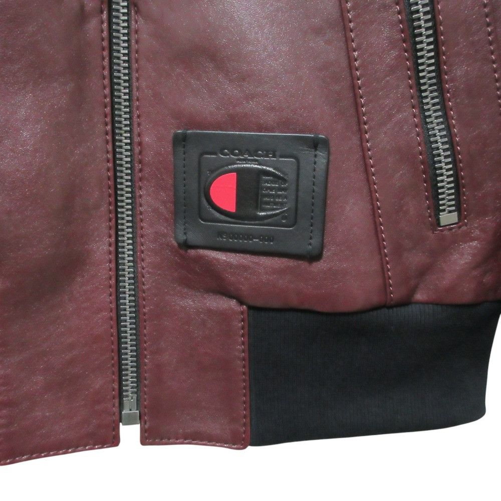 Coach Coach Coach Champion Collaboration Leather Jacket Leather Outerwear 5916 DUTY FREE for USA Size ONE SIZE - 5 Thumbnail