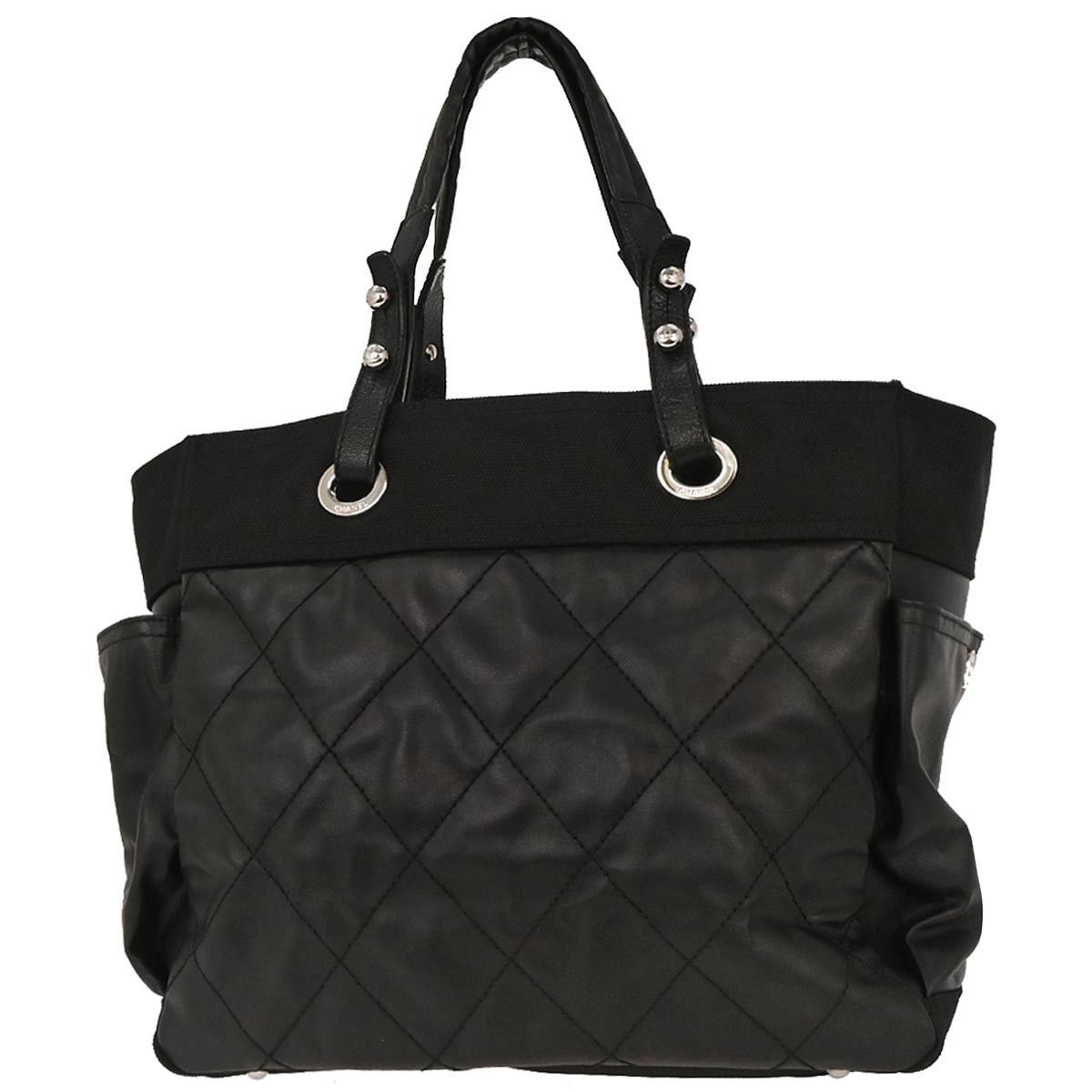 Chanel Chanel Biarritz Pocket Tote Quilted Coated Canvas Size ONE SIZE - 2 Thumbnail