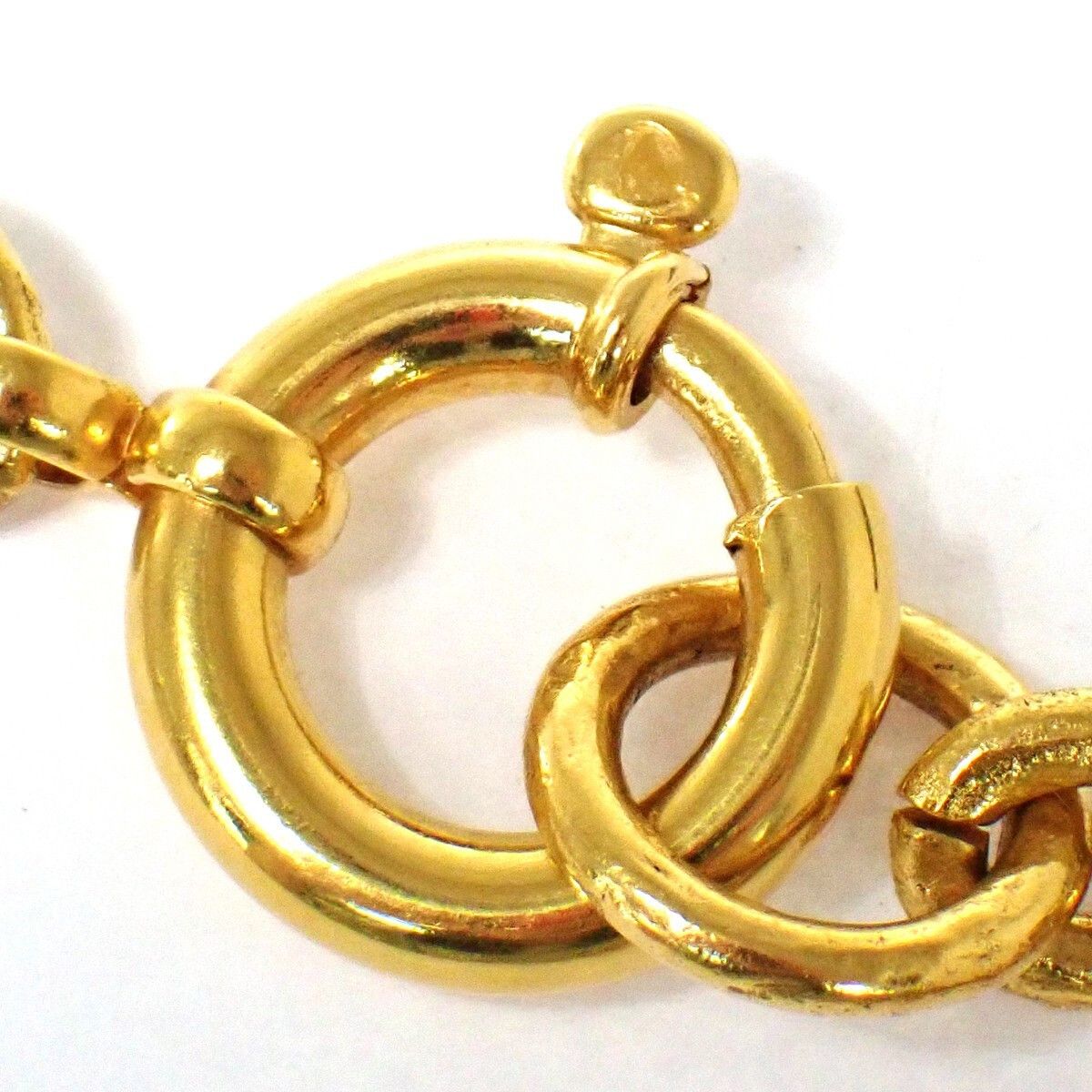Chanel Chanel Vintage Triple CC Chain Necklace Metal Size ONE SIZE - 6 Thumbnail