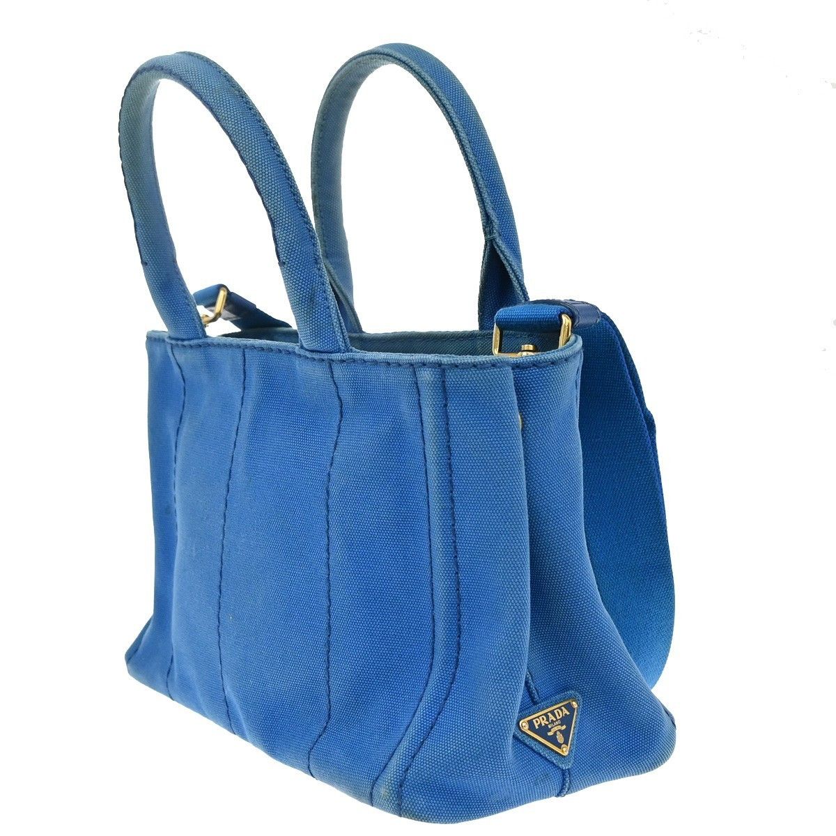 Prada Prada Canapa Convertible Tote Canvas Size ONE SIZE - 4 Thumbnail