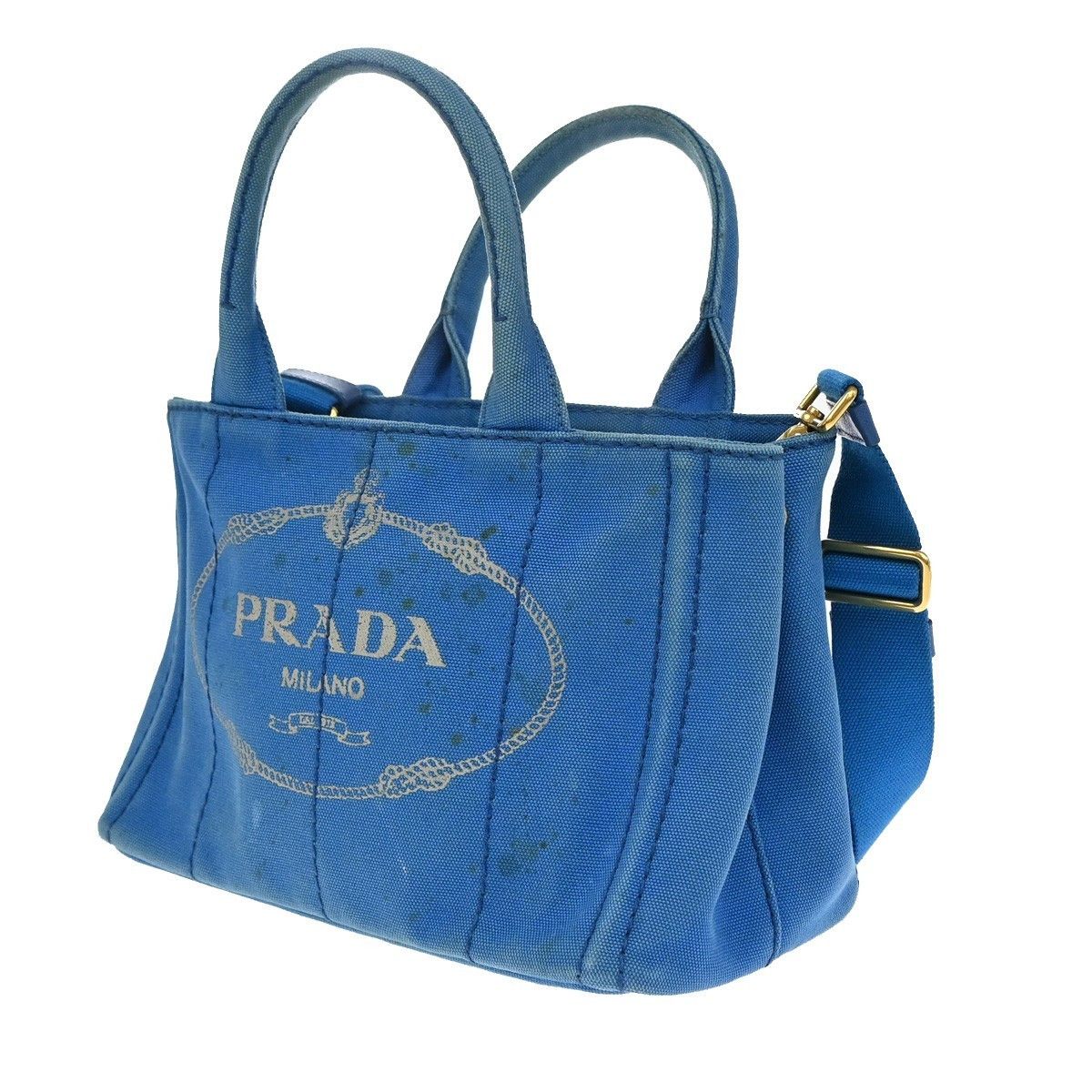 Prada Prada Canapa Convertible Tote Canvas Size ONE SIZE - 3 Thumbnail